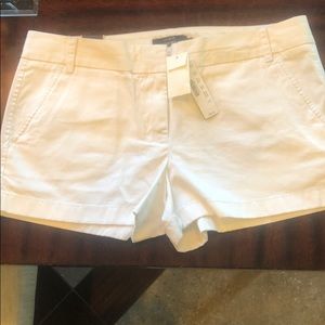 J Crew White Chino Shorts